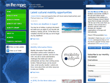 Tablet Screenshot of on-the-move.org